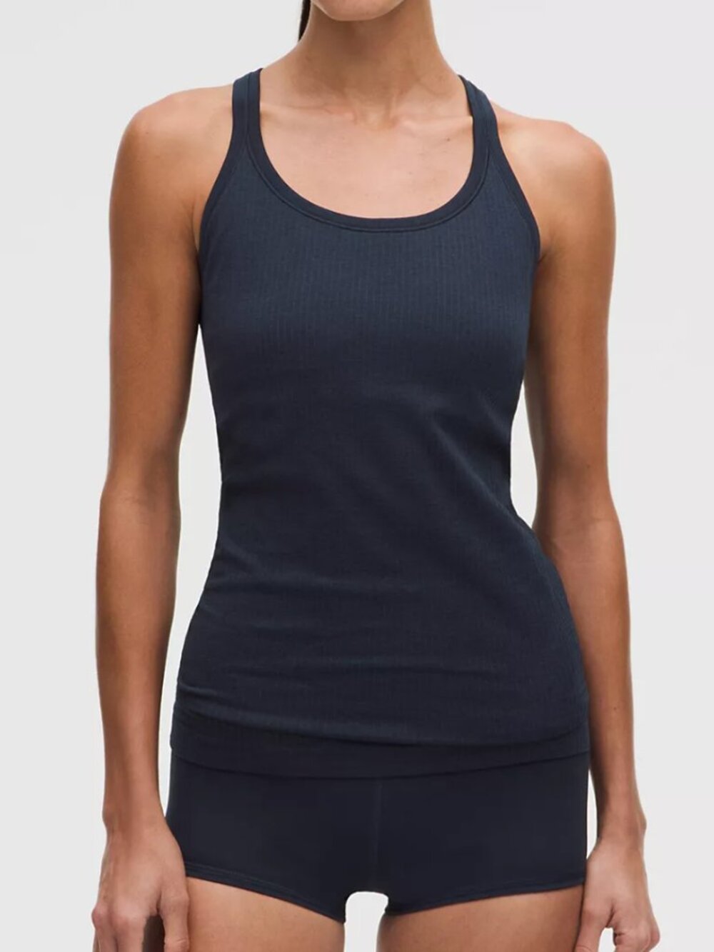Lululemon Ribbed Racerback Tank — Sage/Grey — Size 6 - Picture 5 of 6